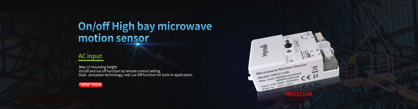 kualitas Saklar Sensor Gerakan Microwave pabrik