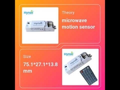 Sensor gerak microwave Hynall HNS111DHB sensor gerak high bay dan fungsi panen cahaya